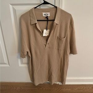NTH Knit Polo - Oatmeal